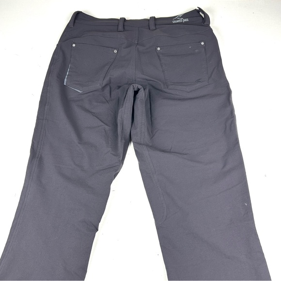 Shower Pass Casual Cycling Pants Nylon Stretch Gray Stretch 32 X 32 Inseam - Picture 3 of 7